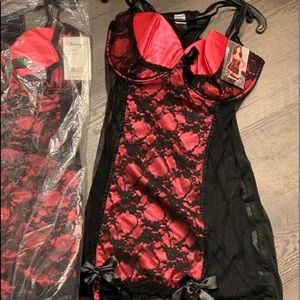 Dreamgirl Black and Pink fitted 2 piece set